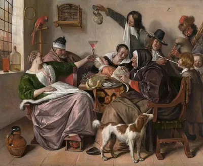 As the Old Sing,So Pipe the Young by Jan Steen — digital art print download