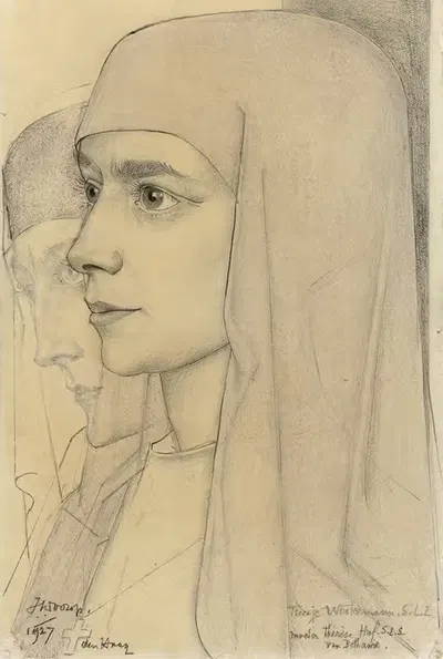 Портрет Трейсие Вестермана, мать Терезы Хуф из Вифании by Ян Тoorоп, 1927 — digital art print download