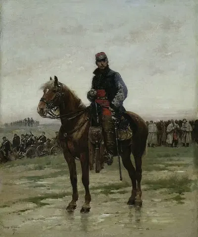 Всадник by Жан-Батист Эдуар Детель, 1877 — digital art print download