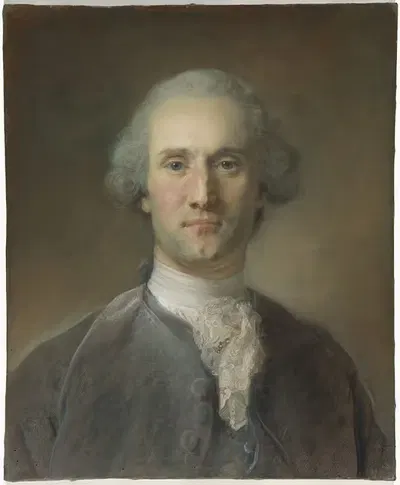 Портрет мужчины by Жан-Батист Перронно, c. 1757 — digital art print download