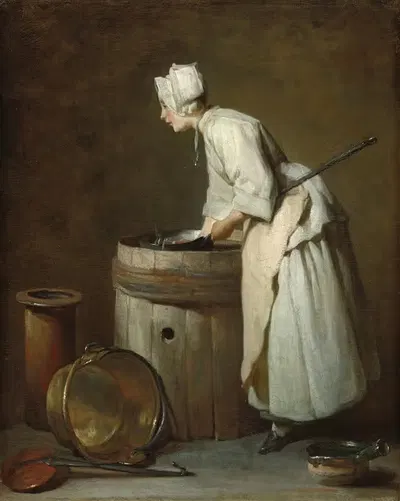 Горничная by Жан Симон Шарден, c. 1738 — digital art print download