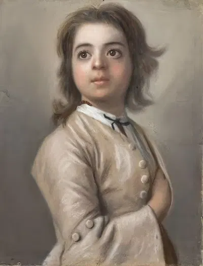 Этюд юноши в половину тела by Жан-Этьен Лиотар, 1736 - 1738 — digital art print download