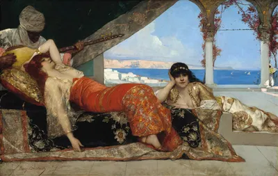 Любимец эмира by Жан-Жозеф-Бенжамен Констан, c. 1879 — digital art print download