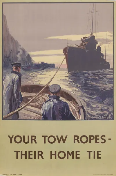 Your Tow Ropes – Their Home Tie by Percy Angelo Staynes — digital art print download