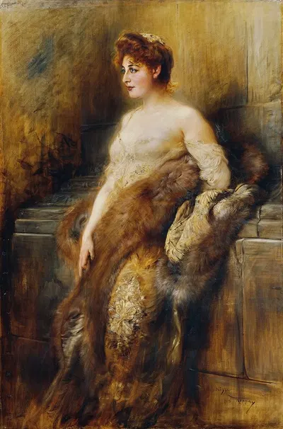 Мисс Бонн by Йозеф Арпад Коппай, 1903 — digital art print download