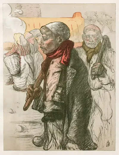 В Черной стране by Жюль Гюстав Бессон, 1899 — digital art print download