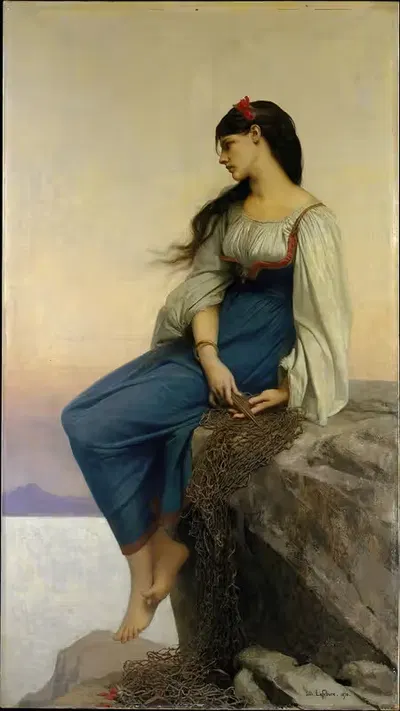 Graziella by Jules Joseph Lefebvre, 1878 — digital art print download