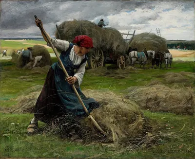 Сцена сена by Жюльен Дюпре, 1884 — digital art print download