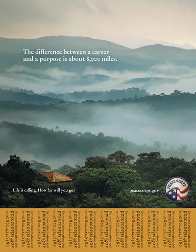 College Poster by Peace Corps — digital art print download