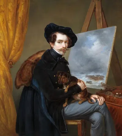 Автопортрет by Луис Мейер, 1838 — digital art print download