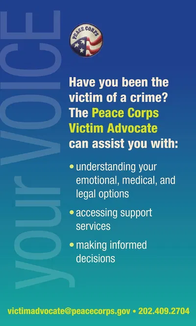 Victim Advocate Poster-1 by Peace Corps — digital art print download