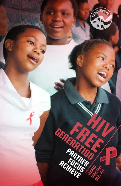 World Aids Day HIV Poster-2 by Peace Corps — digital art print download