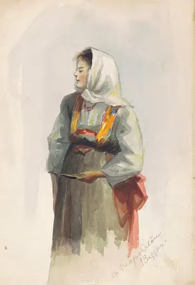 Неаполитанский нищий by Мариетта Миннигероде Андрюс, c. 1892 — digital art print download