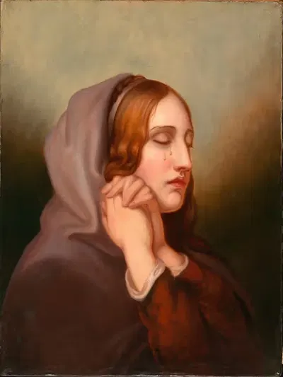 Жемчужина скорби by Мэри Джейн Пил, 1855 — digital art print download