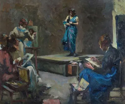 Модель by Мод Шервуд, 1919 — digital art print download