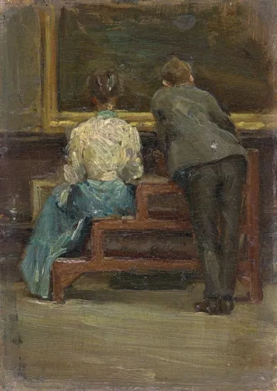Чарльз Шилер и Нина Аллендер by Мортон Ливингстон Шамберг, c. 1906 — digital art print download