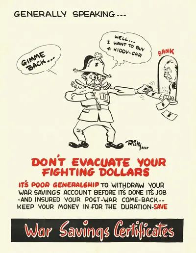 Don't Evacuate Your Fighting Dollars by Ricky RCAF — digital art print download