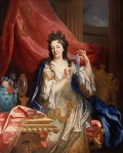 Портрет женщины by Николас де Ларжильер, c.1696 — digital art print download