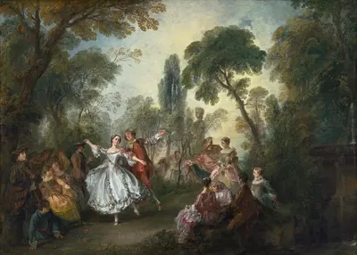 Ла Камарго танцует by Николас Ланкре, c. 1730 — digital art print download