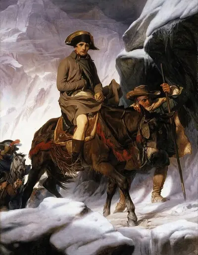 Наполеон пересекает Альпы by Поль Деларош, 1850 — digital art print download
