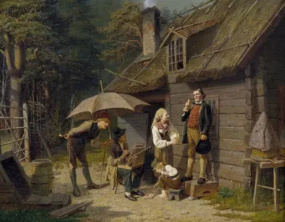 Художник, изучающий за границей by Петер Эскильсон, 1867 — digital art print download