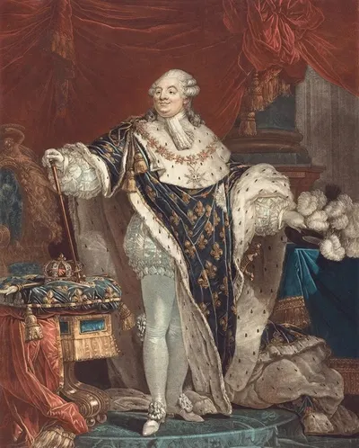 Людовик XVI by Филибер-Луи Дебюкур, 1789 — digital art print download