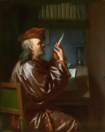 The Bookkeeper by Philip van Dijk — digital art print download