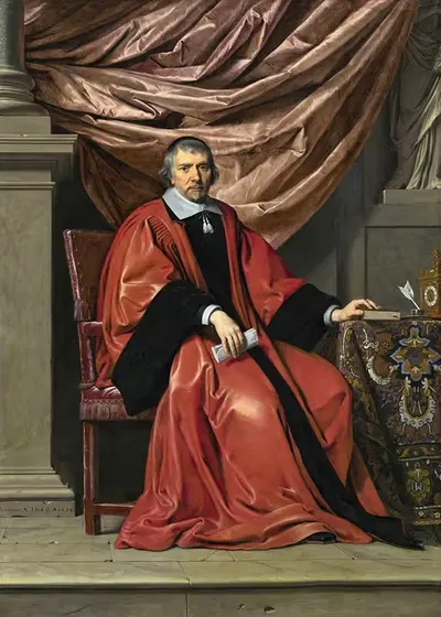 Омер Талон by Филипп де Шампен, 1649 — digital art print download