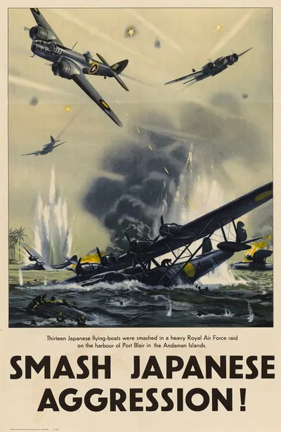 Smash Japanese Aggression! by Рой Ноколдс — digital art print download