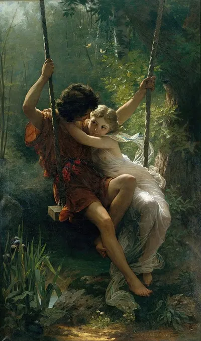 Springtime by Pierre-Auguste Cot, 1873 — digital art print download