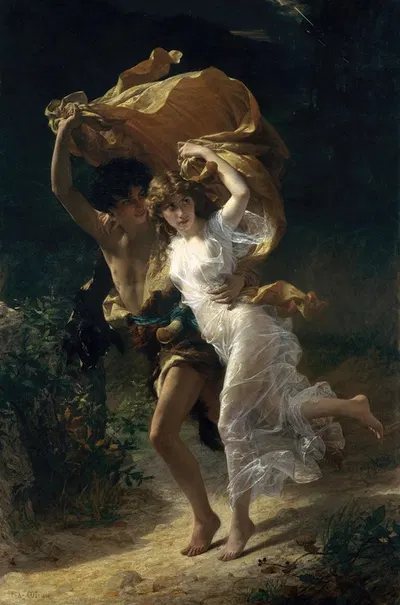 The Storm by Pierre-Auguste Cot, 1880 — digital art print download