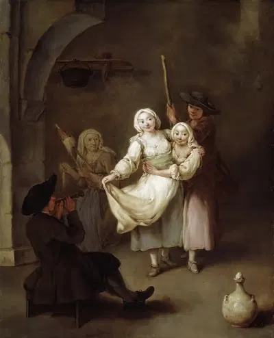 The Dance by Pietro Longhi, c. 1750 — digital art print download