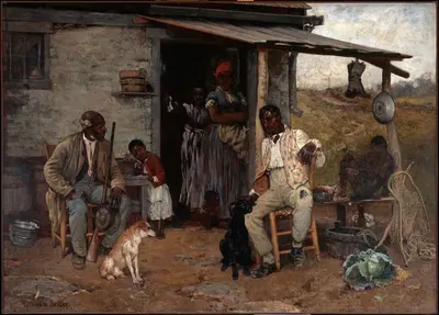 Обмен собаками by Ричард Норрис Брук, 1881 — digital art print download