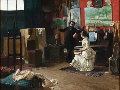 Интермеццо by Роберт Тегерштром, 1883 — digital art print download
