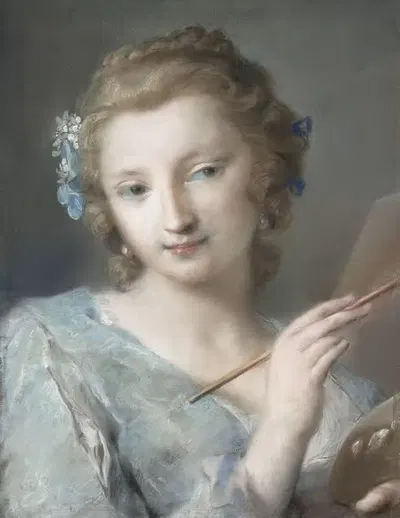 Painting by Rosalba Carriera — digital art print download