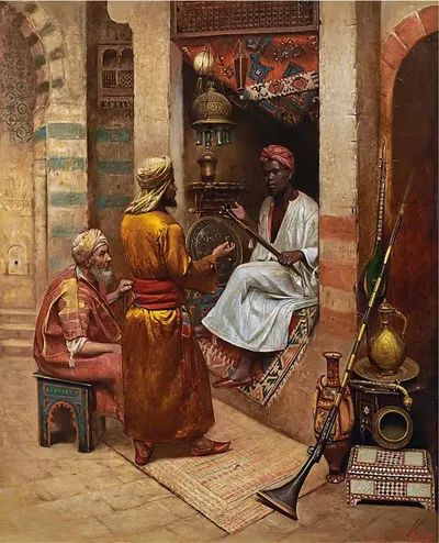 Продавец антиквариата by Рудольф Вайссе, 1887 — digital art print download