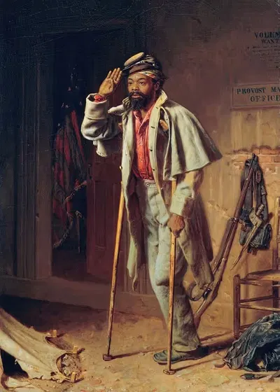 Немного военной истории, ветеран by Томас Уотерман Вуд, 1866 — digital art print download