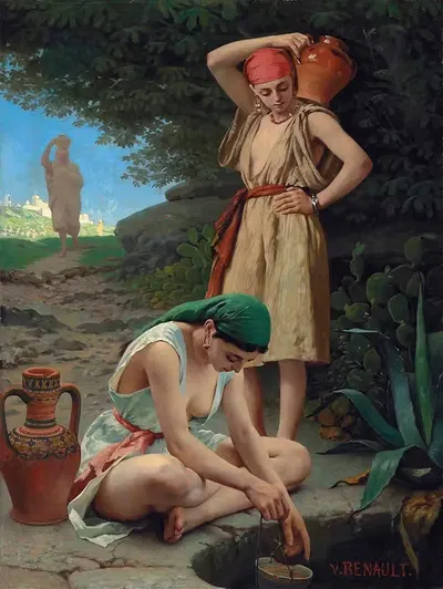 Водоносы by Виктор Рено дез Гравье — digital art print download