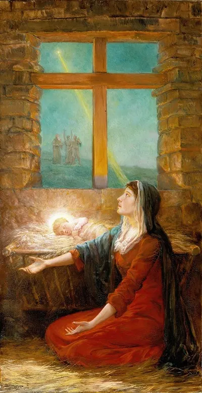 Christmas Morn by Will Hicock Low, 1908 — digital art print download