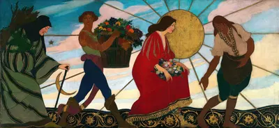 Четыре времени года by Уильям Кларк Райс, 1923 — digital art print download