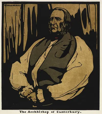 The Archbishop of Canterbury by William Nicholson, 1898 — digital art print download