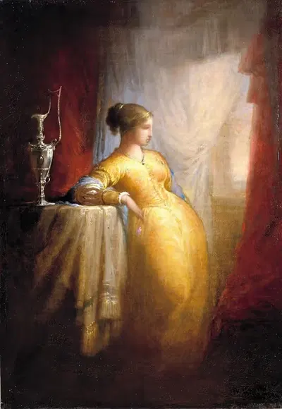 At the Window by William Rimmer — digital art print download