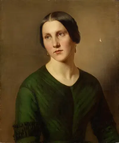 Portrait Of A Woman by Adolf Follenweider — digital art print download