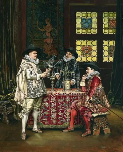 У золотых дел мастера by Адольф-Александр Лесрель, 1906 — digital art print download