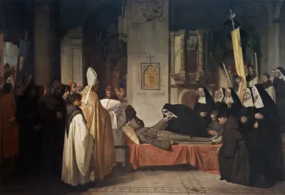 Traslazione Del Corpo Di St. Francesco by Benet Mercadé, 1866 — digital art print download