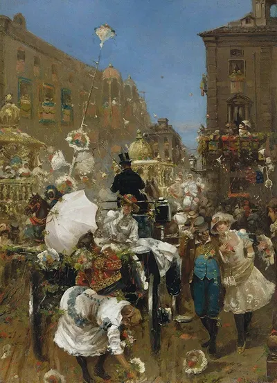 Il Corso Mascherato, Rome by Daniel Hernández Morillo — digital art print download