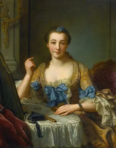 Портрет маркизы де Гаст by Донат Ноннотт, 1743 — digital art print download