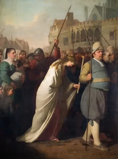 Джейн Шор, ведённая в покаяние к Святому Павлу by Эдвард Пенни, 1776 — digital art print download