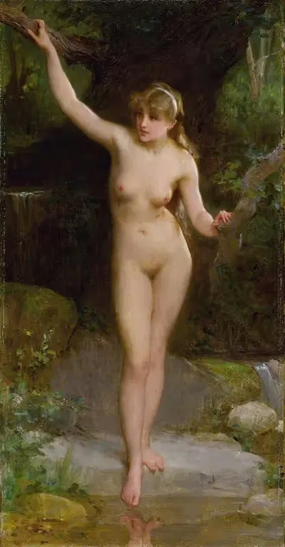 La Baigneuse by Émile Munier — digital art print download