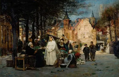 Первое причастие by Флора Макдональд Рид, 1894 — digital art print download